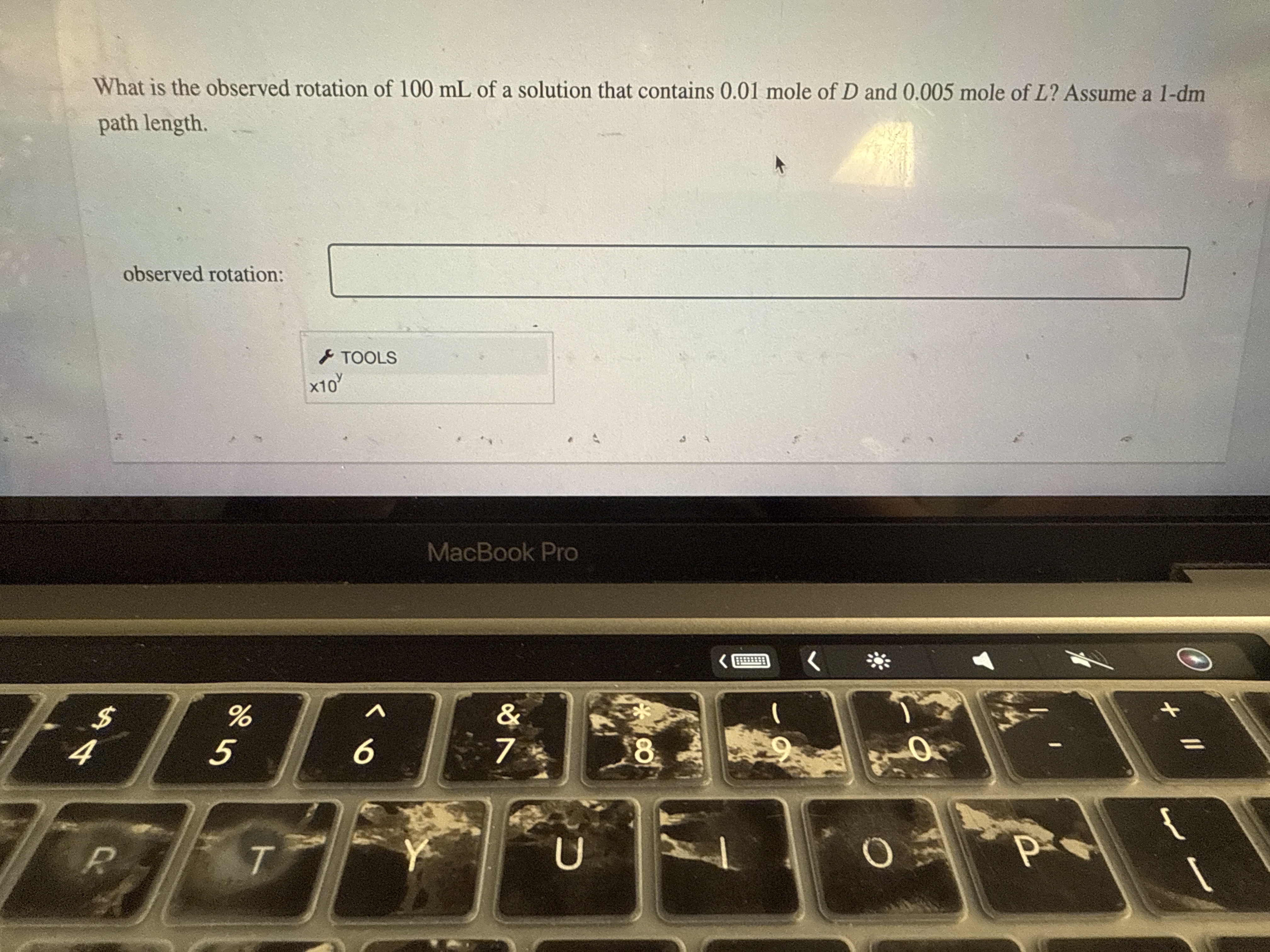 Observed Rotation Solved Problem Solved What is the observed rotation of 100 mL of a | Chegg.com