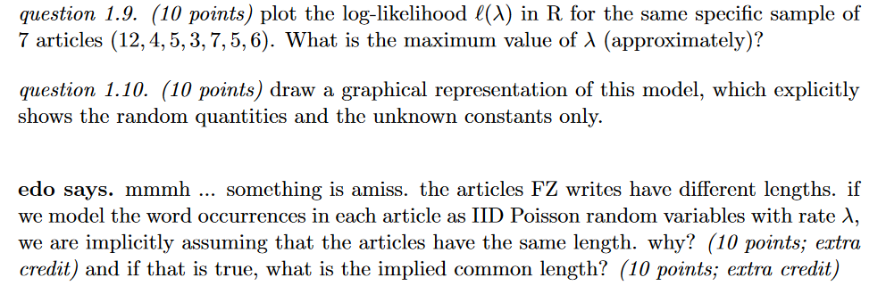 Solved problem 1. set-up: you are interested in studying the | Chegg.com