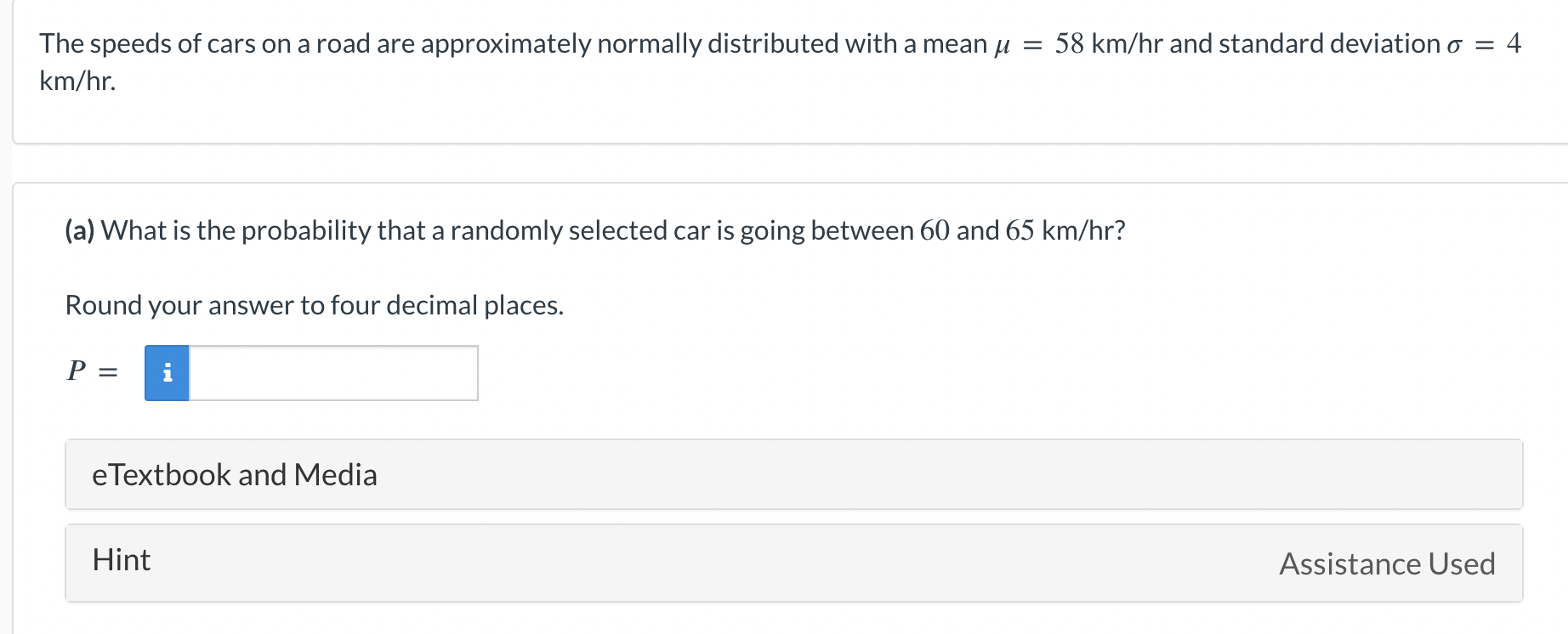 solved-the-speeds-of-cars-on-a-road-are-approximately-chegg