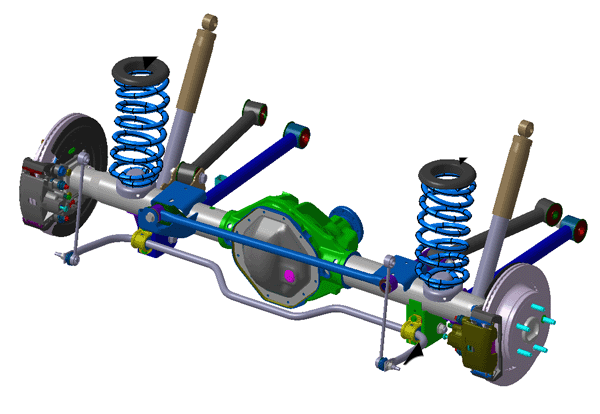 Solved identify the forces reacting on a solid axle | Chegg.com