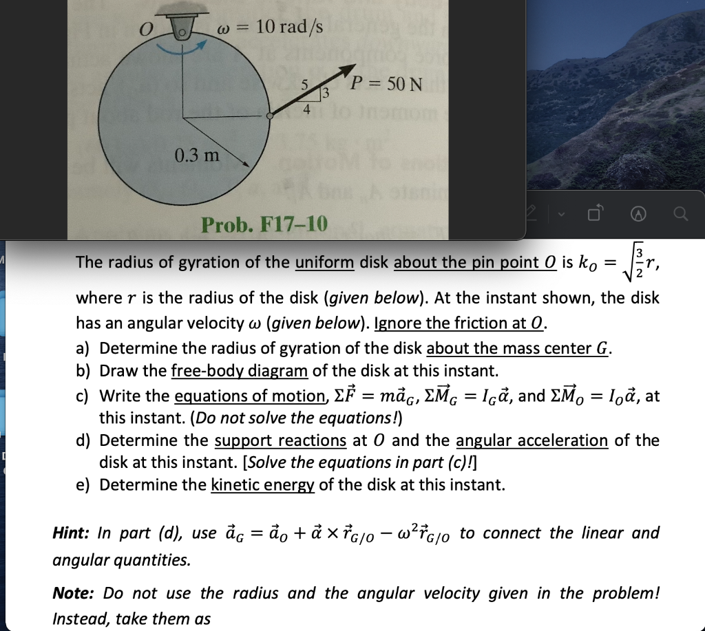 Solved W 10 Rad S 5 P 50 N 4 0 3 M Prob F17 10 The Ra Chegg Com