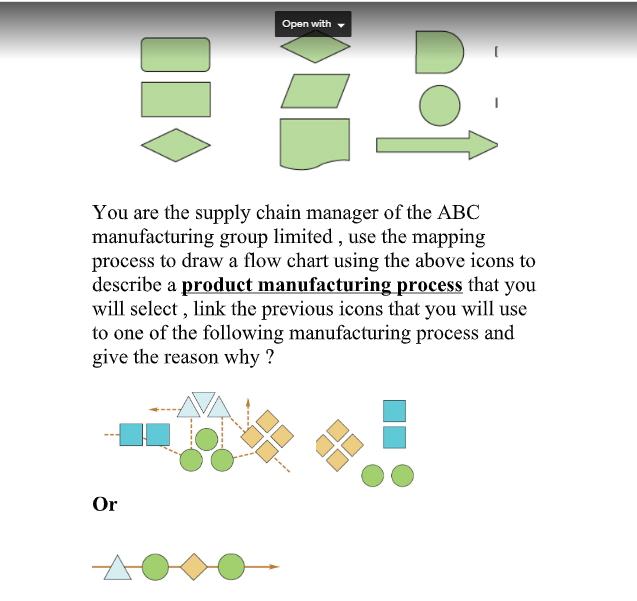 Solved Open With 22 You Are The Supply Chain Manager Of The | Chegg.com