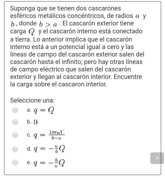 Suponga Que Se Tienen Dos Cascarones Esféricos | Chegg.com