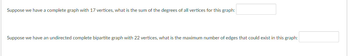 Solved Suppose we have a complete graph with 17 vertices, | Chegg.com