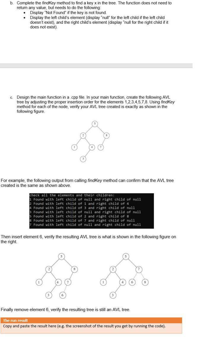 Solved Hey there, I need the findKey and main function made | Chegg.com