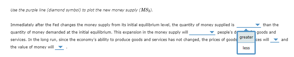 Solved 2. Money supply, money demand, and adjustment to | Chegg.com