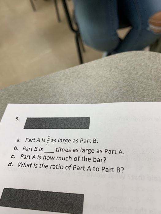 Solved 5. A. Part A Is As Large As Part B. B. Part B Is | Chegg.com