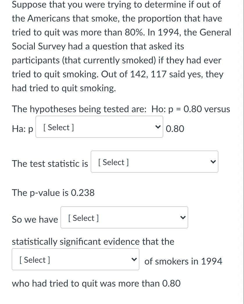 Solved Suppose that you were trying to determine if out of