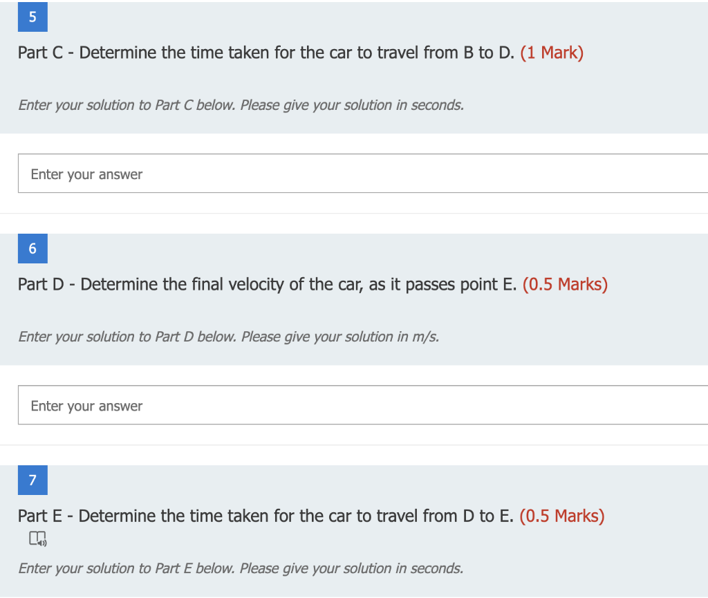 Solved Question 5 - Particle Kinematics and Kinetics The car | Chegg.com