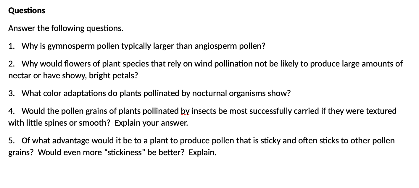 Pollen Information - Why Do Plants Produce Pollen