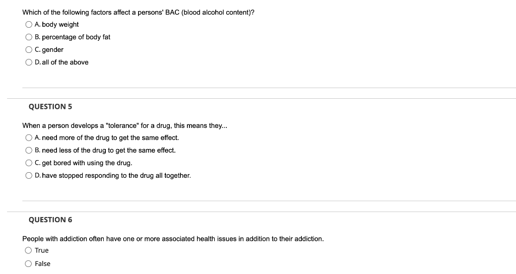 Solved Which of the following is considered psychoactive | Chegg.com