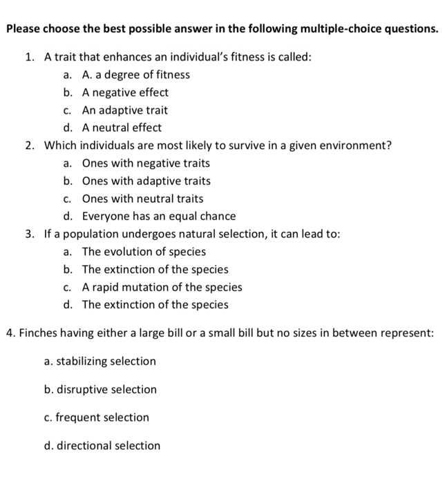 Solved Please choose the best possible answer in the