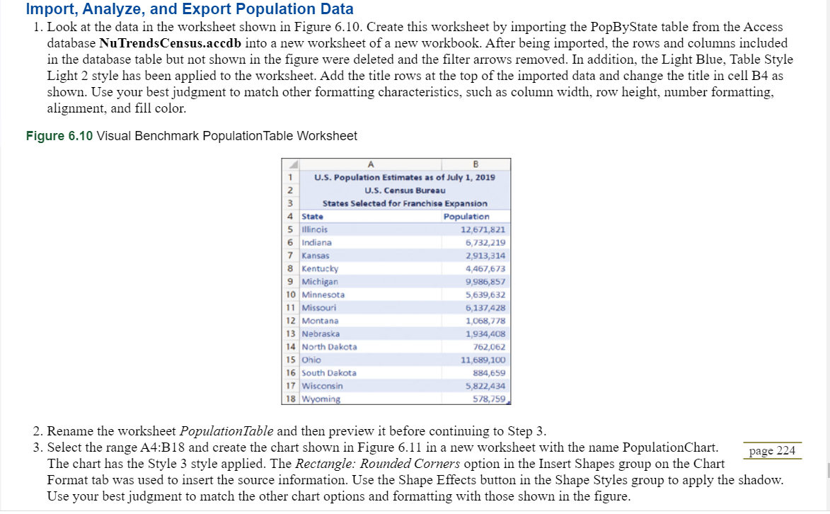 Solved Import, Analyze, and Export Population Data 1. Look | Chegg.com