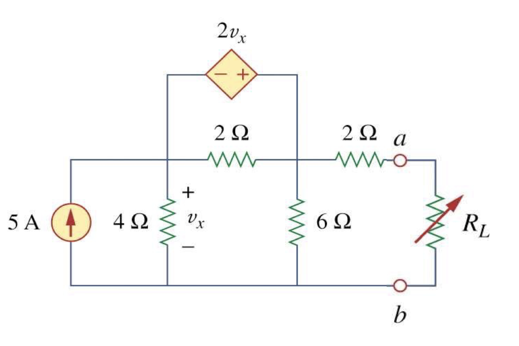 Solved Consider the following circuit with a load resistor | Chegg.com