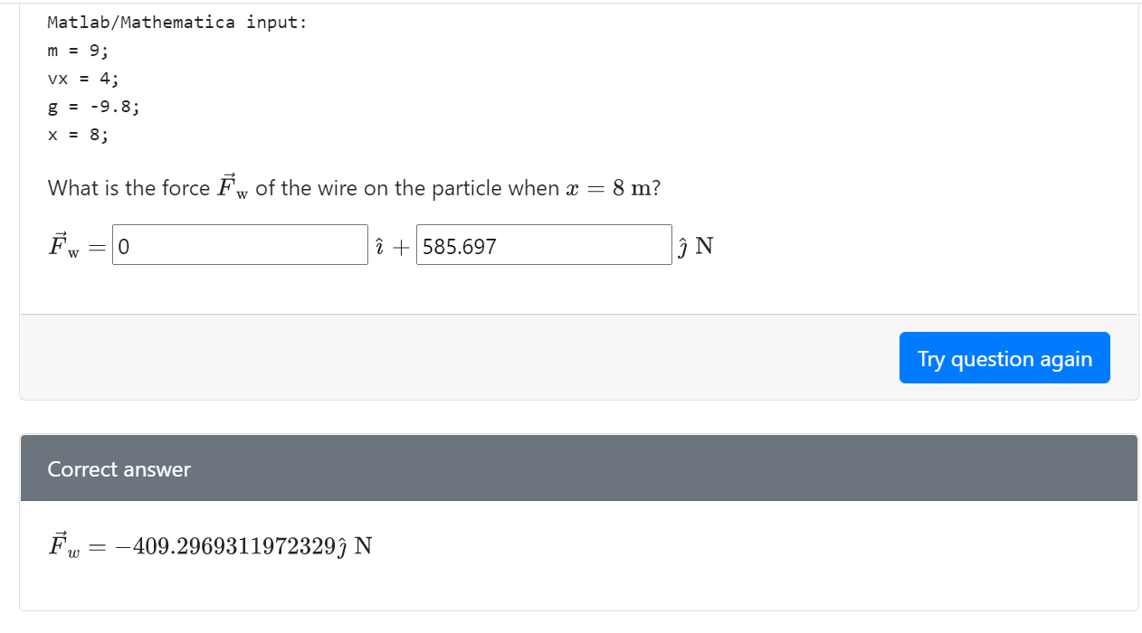 Solved 918 Force On A Particle Moving Along A Wire With Chegg Com