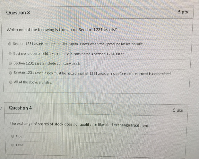 section 1231 assets
