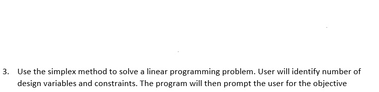 Use the simplex method to solve a linear programming | Chegg.com
