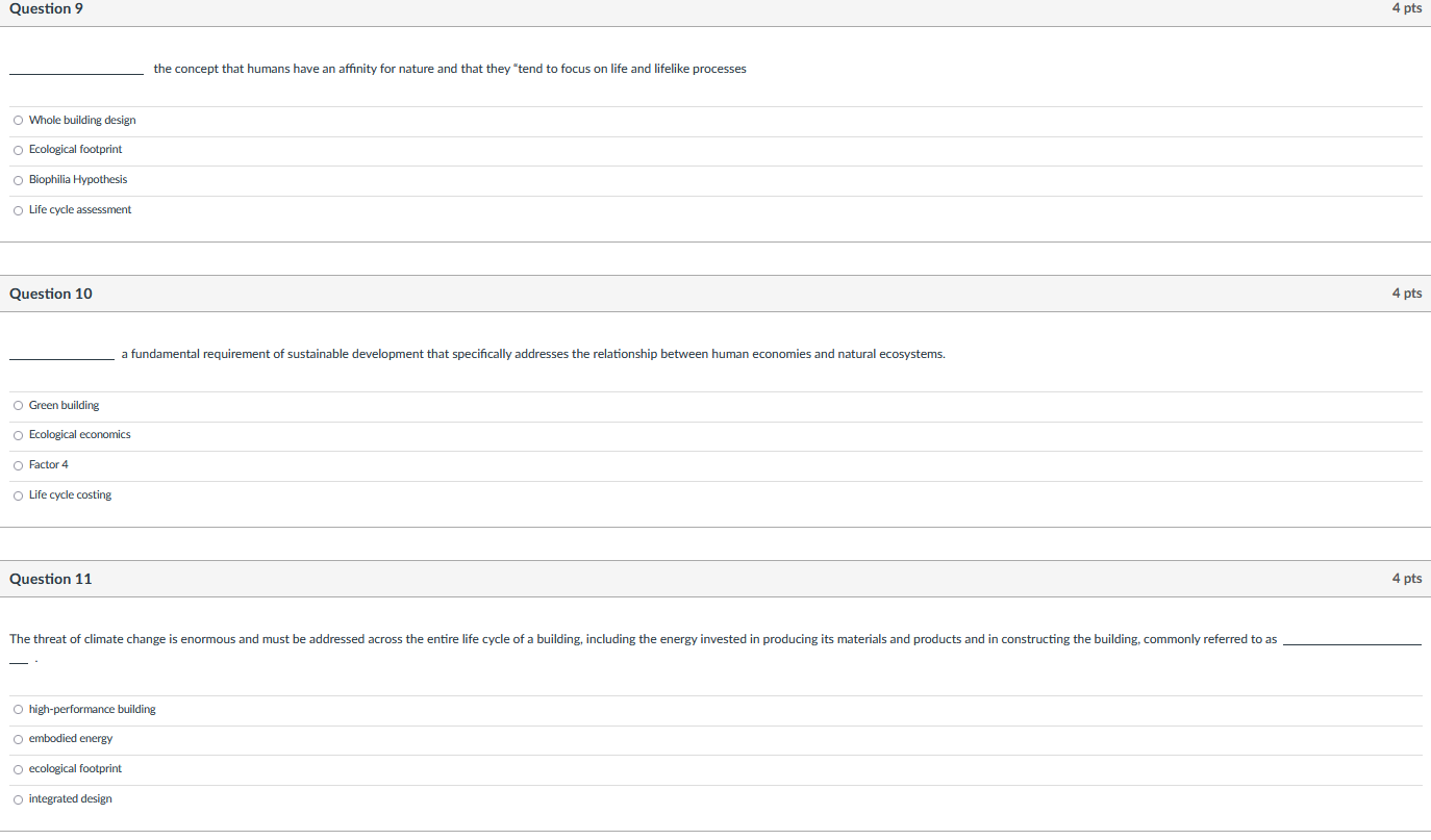 the concept that humans have an affinity for nature | Chegg.com