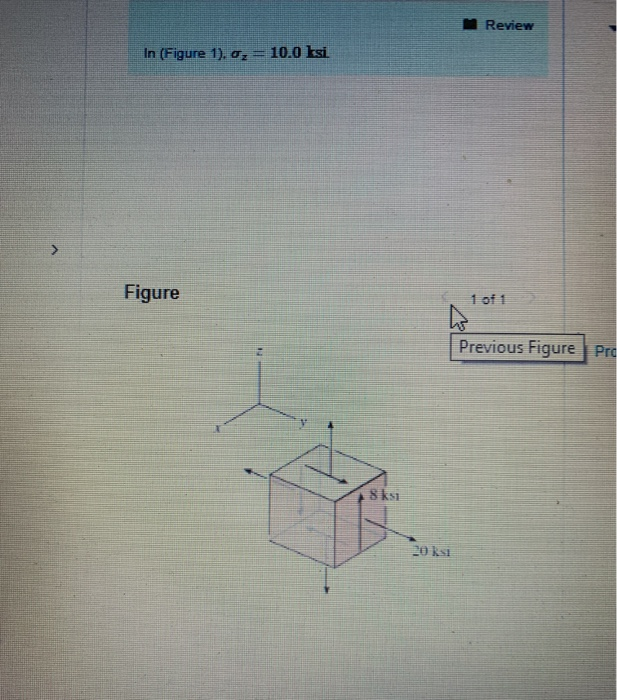 Solved Part A Determine The Principal Stresses And The | Chegg.com