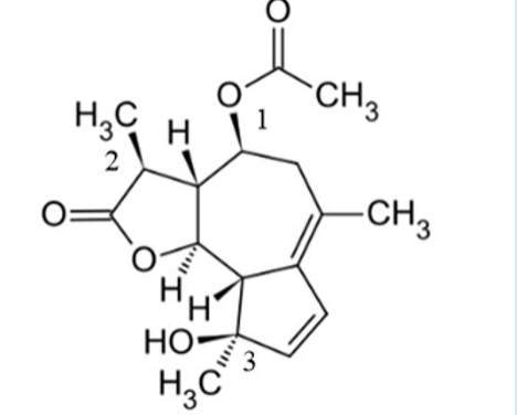 Solved Consider the structure of matricin, one of the | Chegg.com