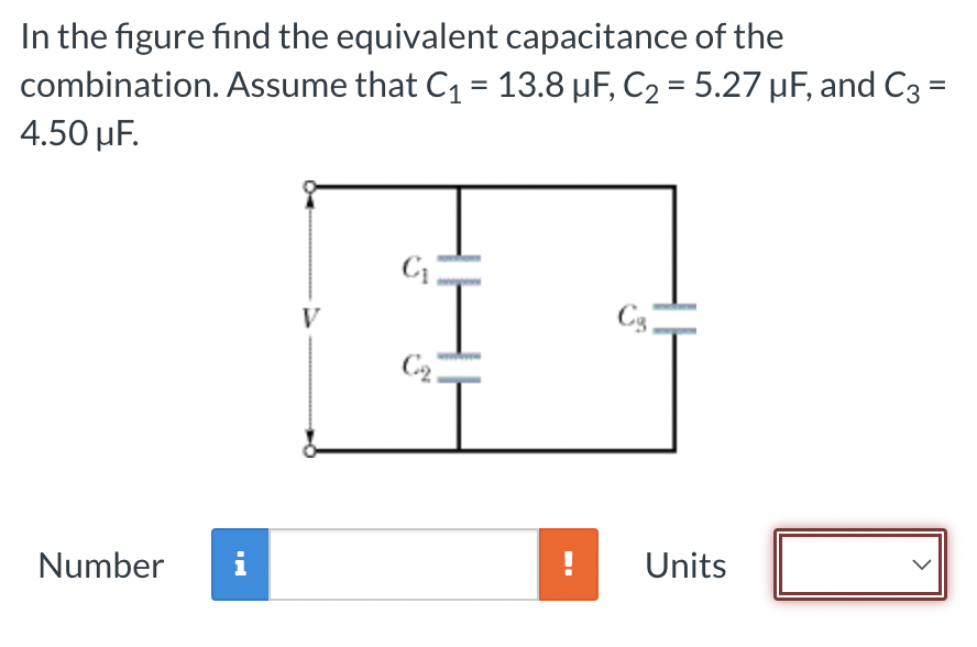 Solved In The Figure Find The Equivalent Capacitance Of The | Chegg.com