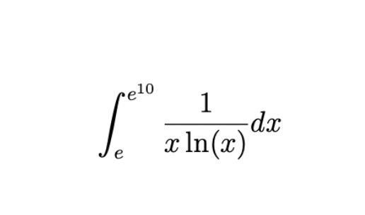 Solved relo e 1 x ln(x) -dx | Chegg.com