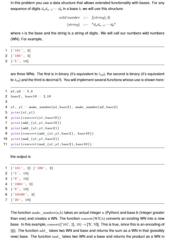 Solved In this problem you use a data structure that allows | Chegg.com