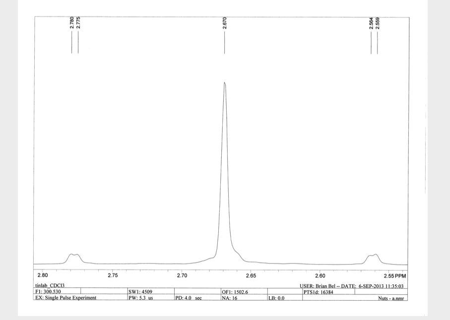 Solved NMR spectrum of your sample was provided. - Interpret | Chegg.com