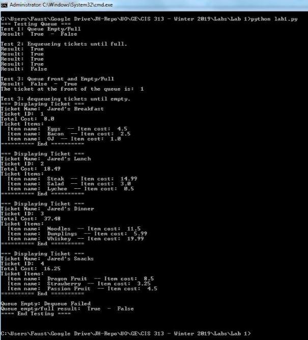 Solved Language: Python Write a Queue class. The class is | Chegg.com