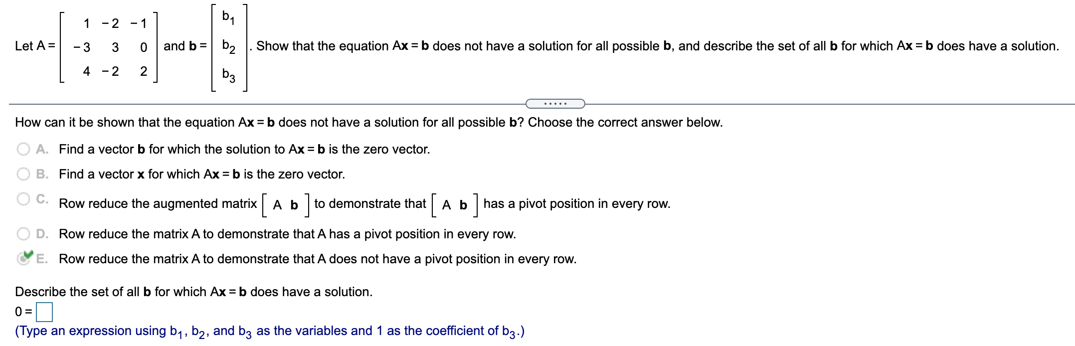 Solved Ba 1 -2 - 1 Let A = -3 3 0 And B= B2 Show That The | Chegg.com