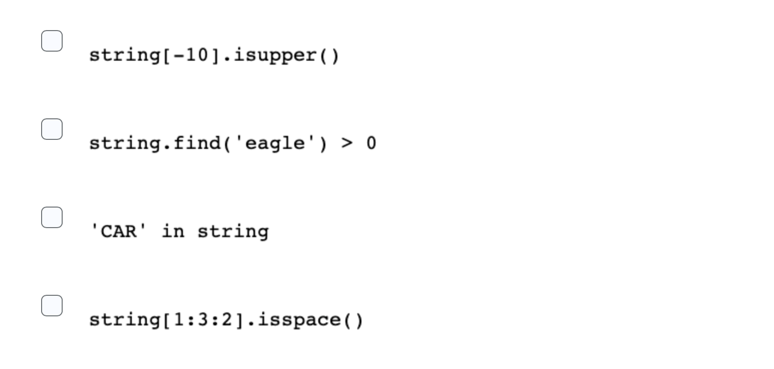 Solved Given the following string: string =′353 CARROT | Chegg.com