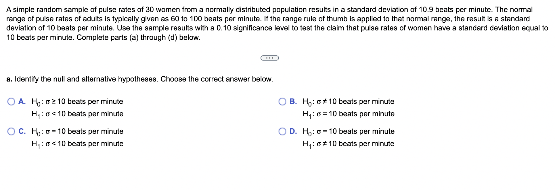 Solved 37 B-D B. Compute The Test Statistic. C. Find The | Chegg.com