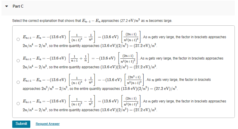 Solved Calculate E2−E1 and E10−E9 Express your answers in | Chegg.com