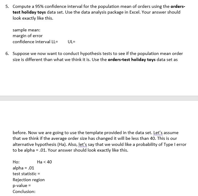 Solved 5. Compute a 95% confidence interval for the | Chegg.com