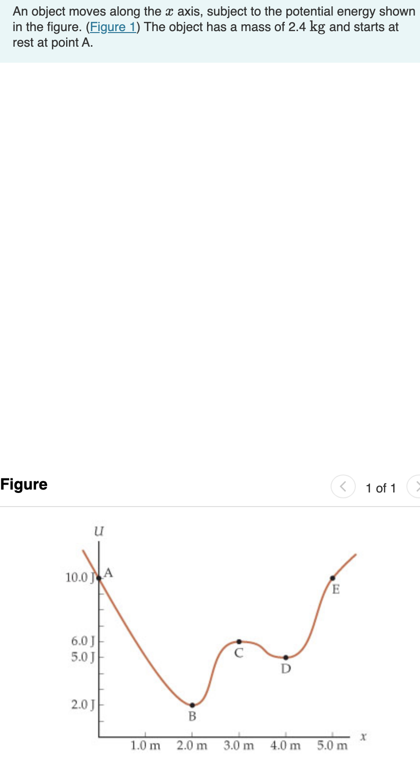 Solved What is the object's speed at point B? What is the | Chegg.com