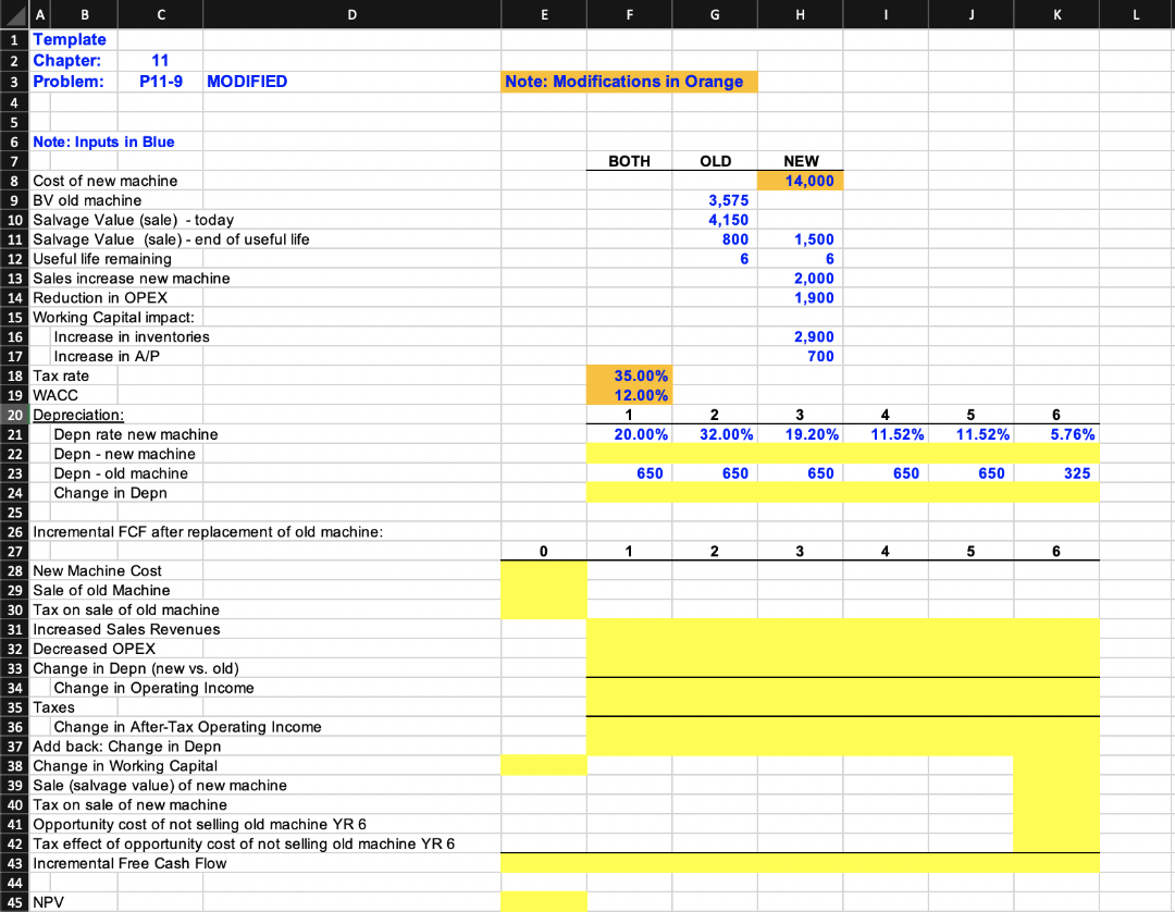 Solved Solve in excel and show your work. The Gilbert | Chegg.com