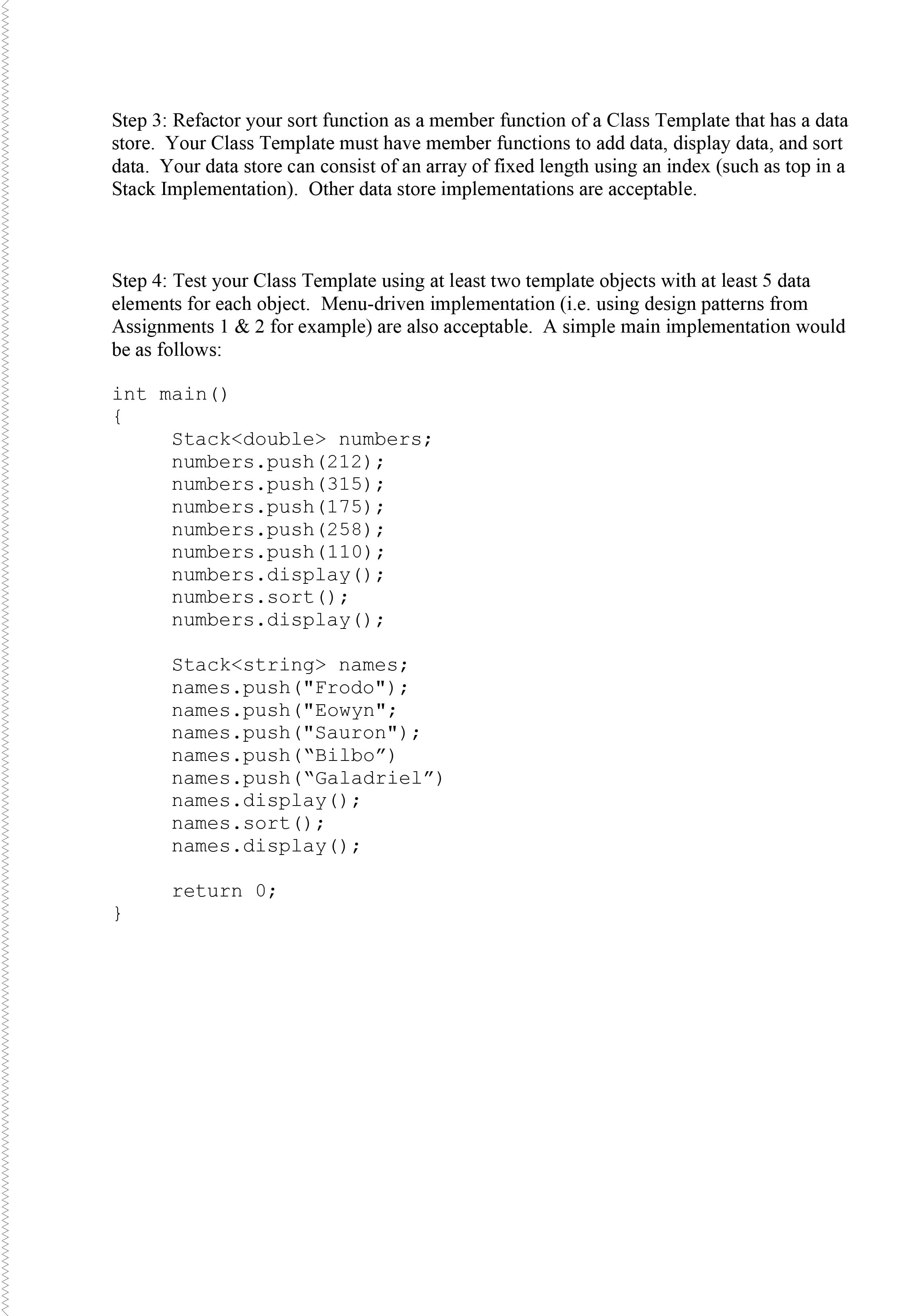 I need help with solving this c++ problem as I need | Chegg.com