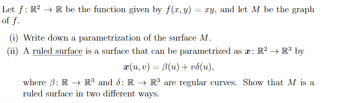 Solved Let F R2 R Be The Function Given By F X Y Ry