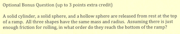 Solved Optional Bonus Question (up to 3 points extra credit) | Chegg.com