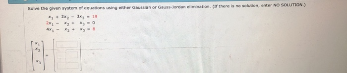 Solved O Solution Solve The Given System Of Equations Chegg Solved O Solution Solve The Given System Of Equations Chegg