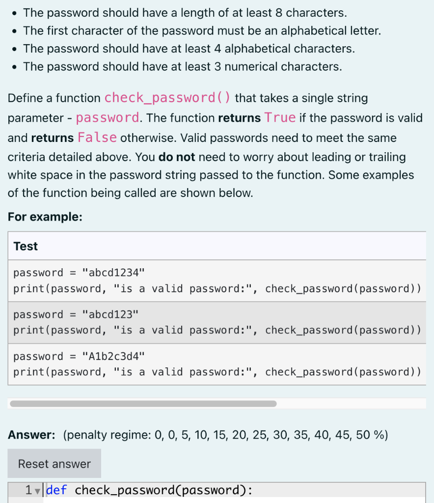 solved-the-password-should-have-a-length-of-at-least-8-chegg