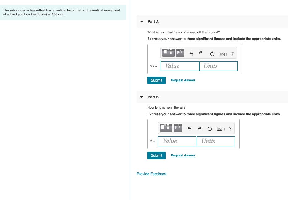 Solved The rebounder in basketball has a vertical leap (that