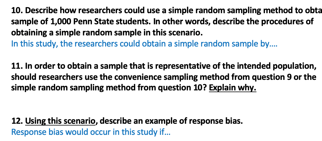 Solved Research Question Amongst All Penn State Students Chegg Com