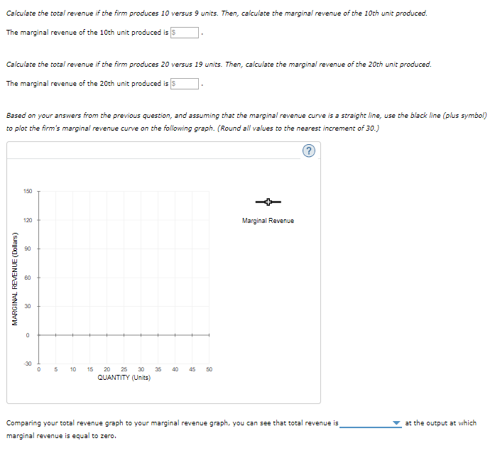 Solved 2. Calculating marginal revenue from a linear demand | Chegg.com