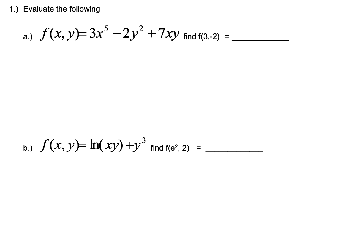 find the value of 5x 7y if x 3 and y 2