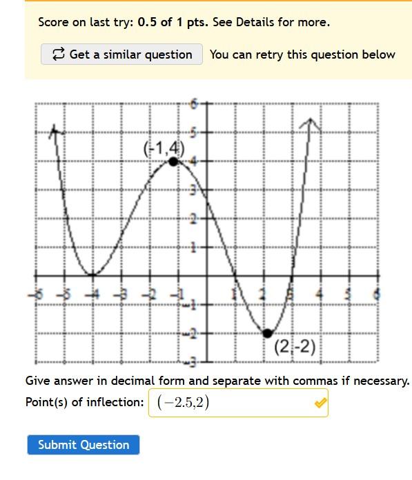 Solved Score on last try: 0 5 of 1 pts See Details for Chegg com