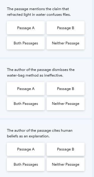 Solved • Passage A • Passage B • Both Passages • Neither | Chegg.com