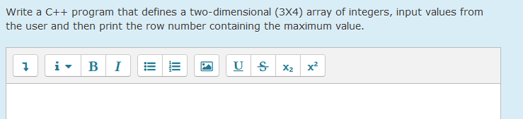 Solved Write a C++ program that defines a two-dimensional | Chegg.com