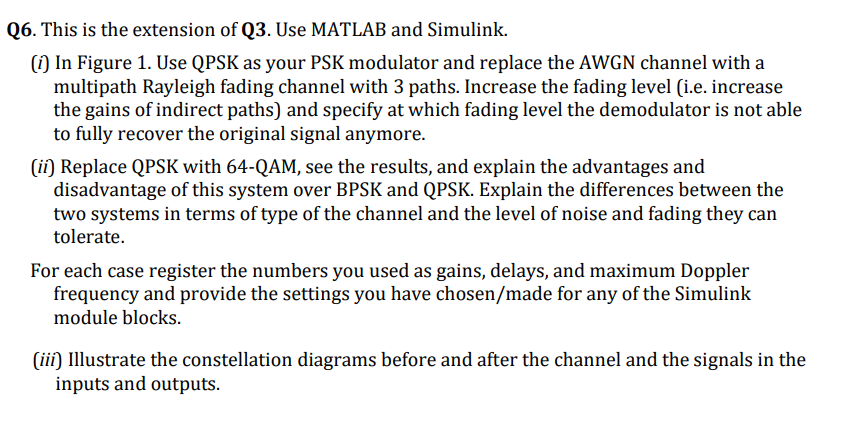 Solved Q6. This is the extension of Q3. Use MATLAB and | Chegg.com