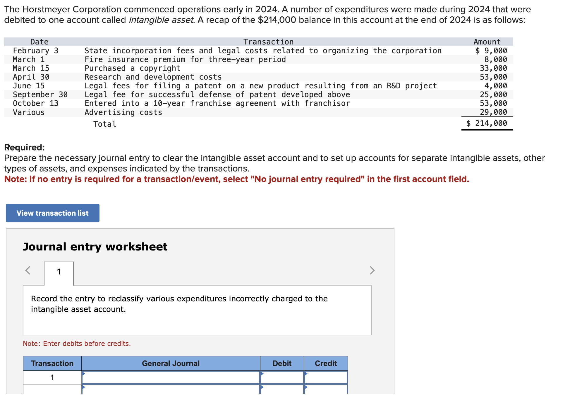 solved-the-horstmeyer-corporation-commenced-operations-early-chegg